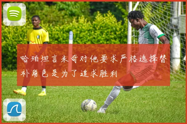 哈珀坦言米奇对他要求严格选择替补角色是为了追求胜利
